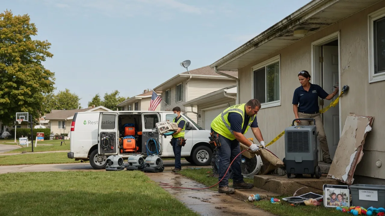 Water Damage Restoration in Strasburg, IL near me